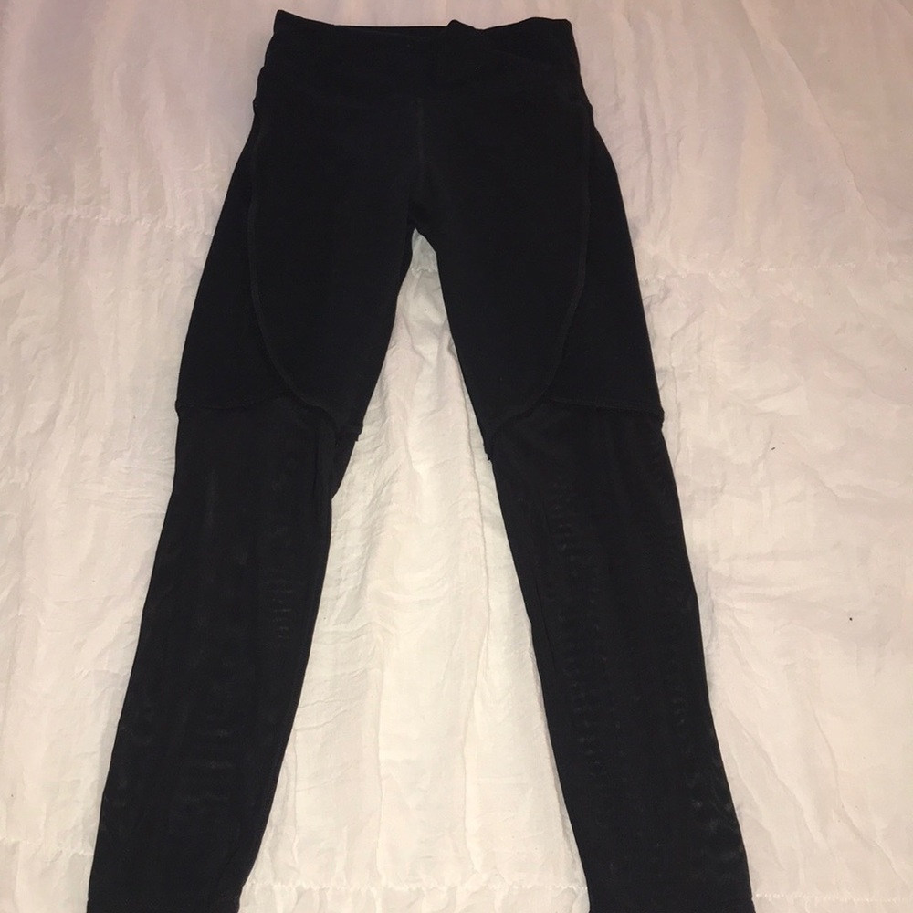 High waisted mesh leggings